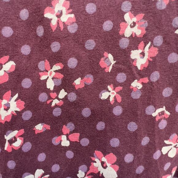 H&M Floral Short Sleeve Knee Length Dress Size M - Picture 8 of 9